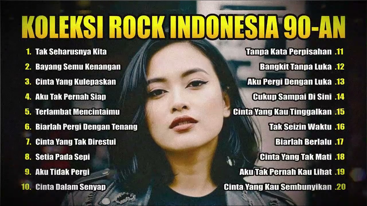 Kompilasi Rock Indonesia 90-an | Lagu Tentang Hidup dan Perlawanan