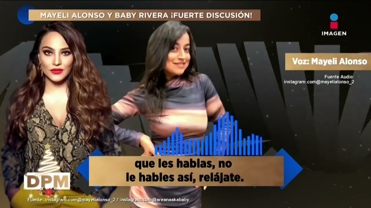 AUDIO: ¡PELEA entre Mayeli Alonso y Baby, hija de Lupillo Rivera en redes sociales! | De Primera Man