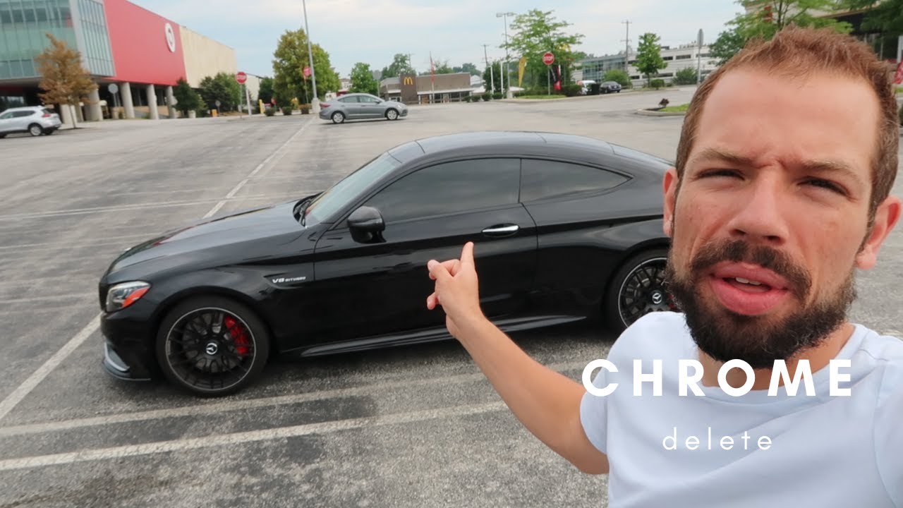 CHROME DELETING THE C63S COUPE!