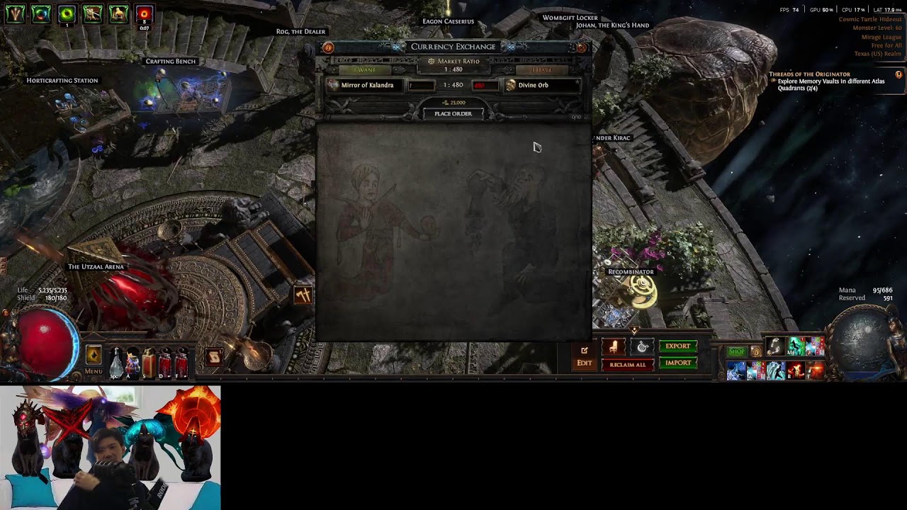 Path of exile Mirage Ele hit