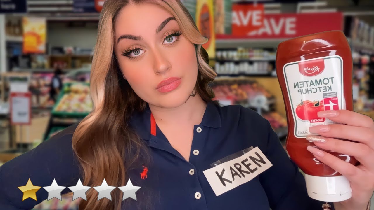 ASMR AM SCHLECHTESTEN BEWERTETER SUPEMARKT| Sassy Kassiererin roasted dich🤯 Worst Reviewed Roleplay