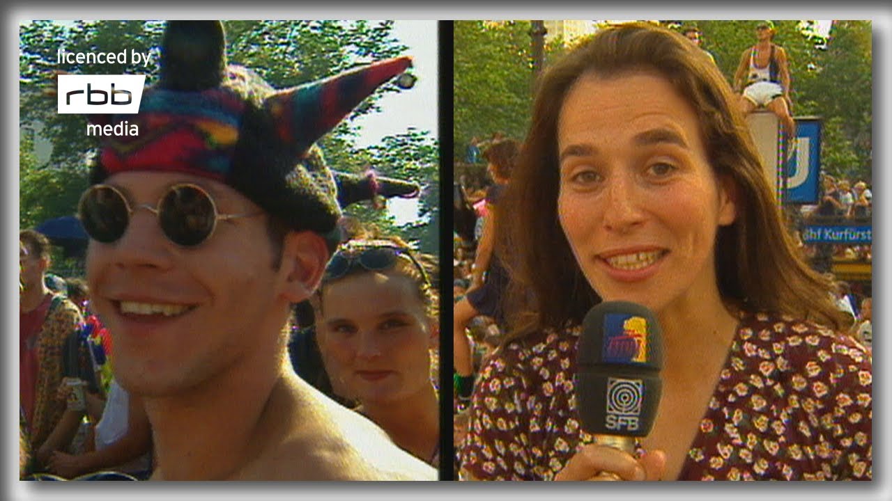 Love Parade 1995 in Berlin | Moderiert von Anne Will