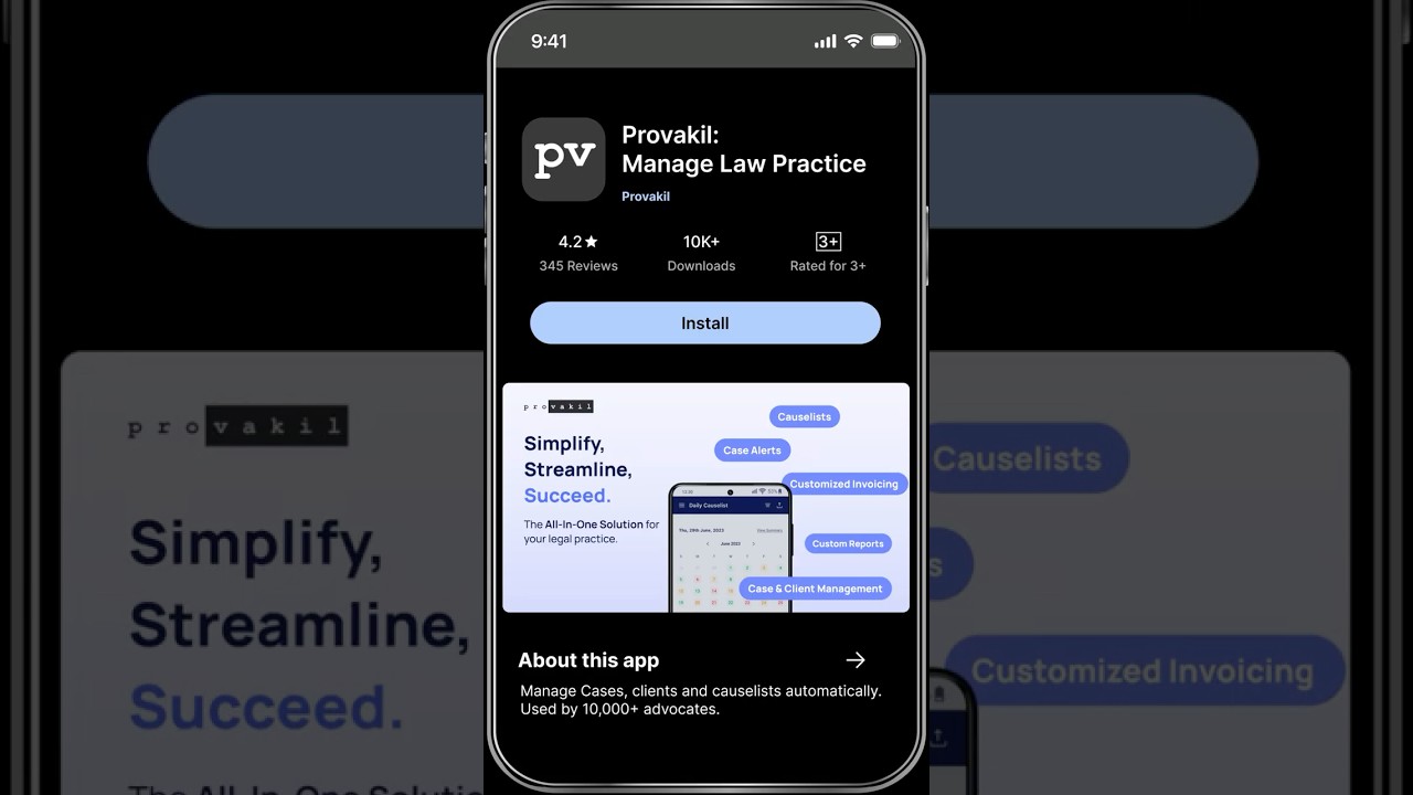 Lawyers, Ready to Simplify Your Legal Practice? Meet Provakil |  #legaltech #provakil