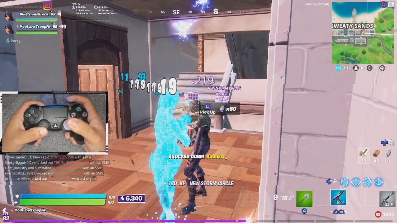 How we win Champion Arena Endgames with Aimbot (PS4 Handcam) | BrockPlaysFortnite