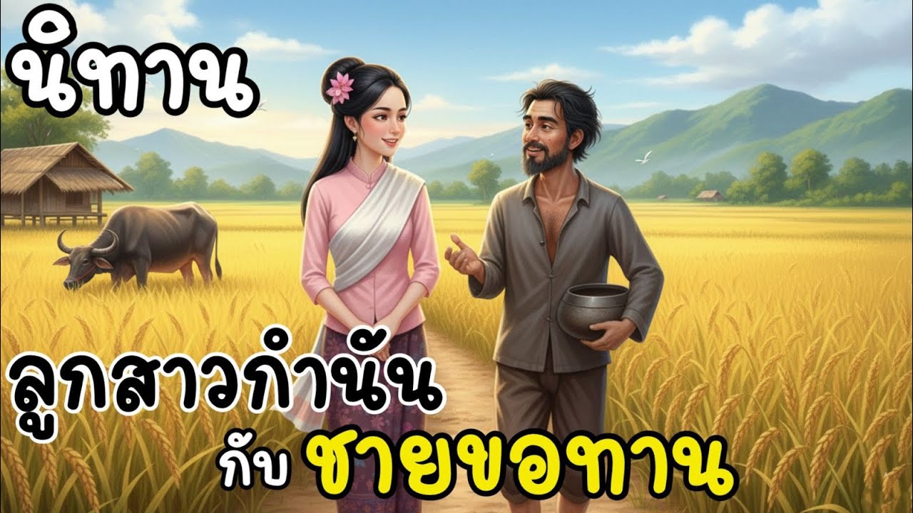 นิทาน 🌟 ลูกสาวกำนันกับชายขอทาน 🌟 #นิทาน #นิทานพื้นบ้าน #นิทานก่อนนอน #นิทานสั้น #นิทานสอนใจ 