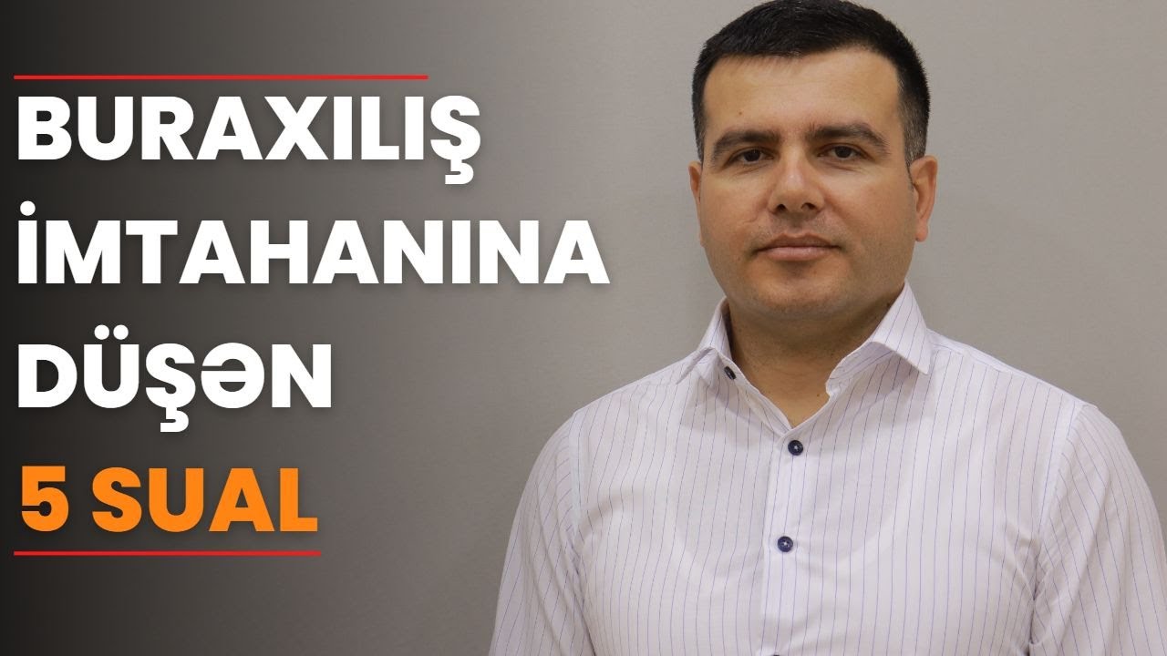 Riyaziyyat - buraxılış imtahanına düşən 5 sual