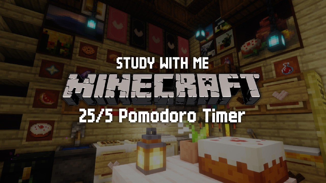 Studying Pomodoro Timer (with Minecraft Canpfire Sound)