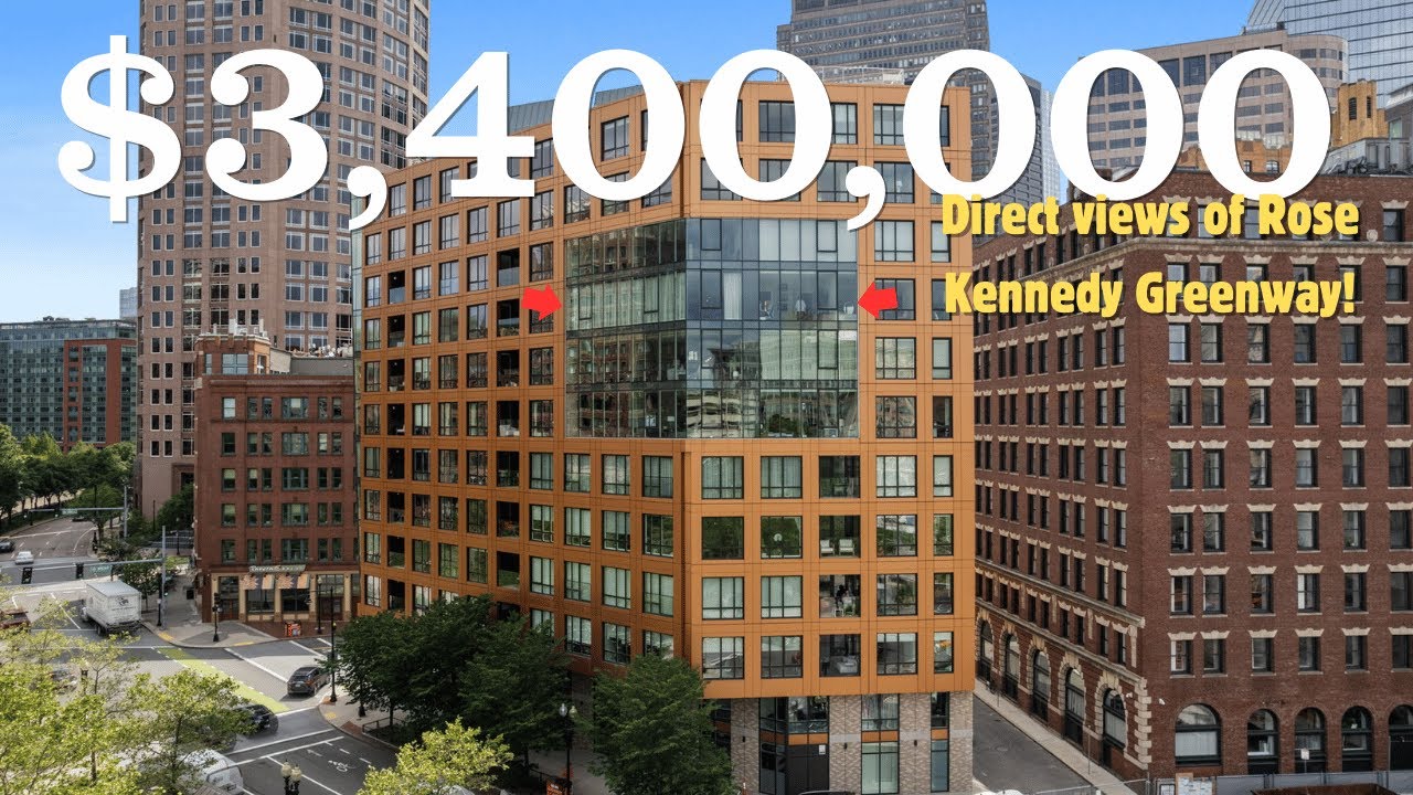 Inside a RARE $3,400,000 Boston Condo (Financial District)
