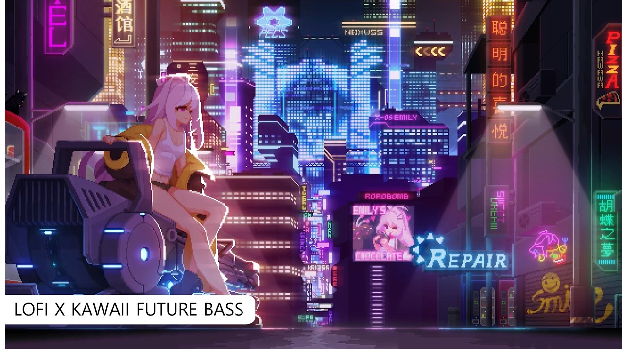Neon nights, lofi dreams, future vibes