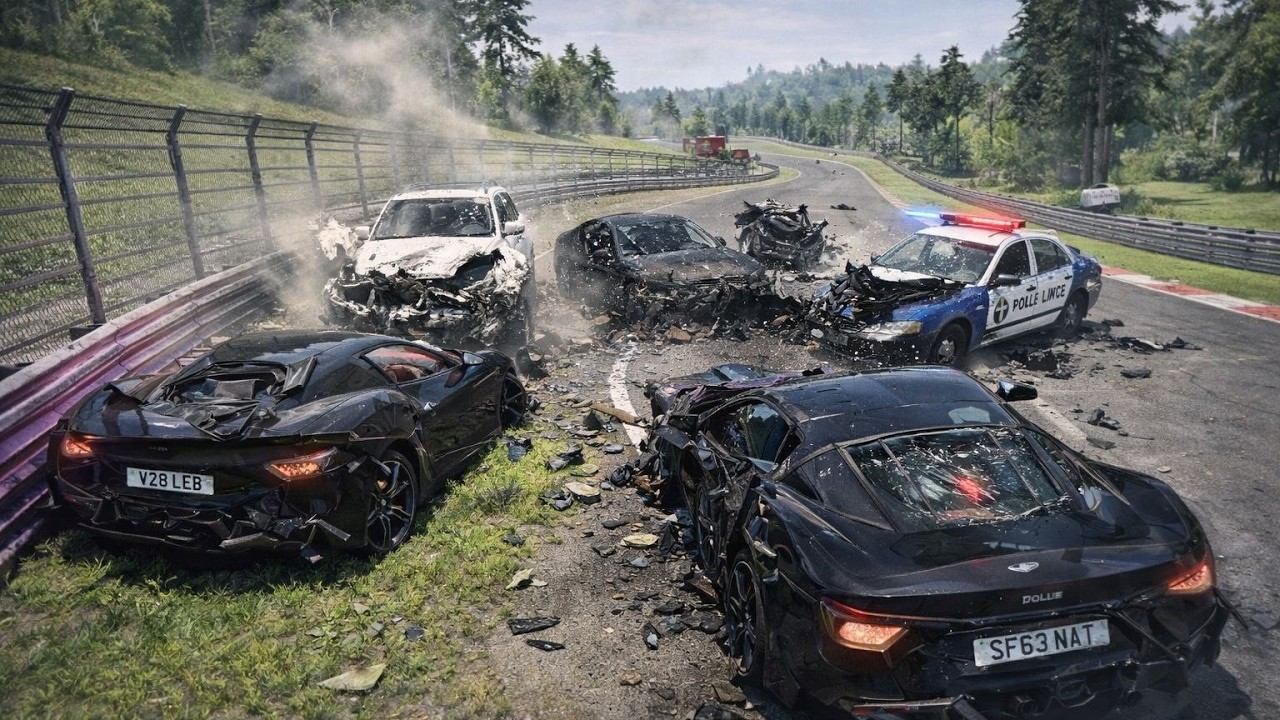 Car accidents involving police on BeamNG Drive #9