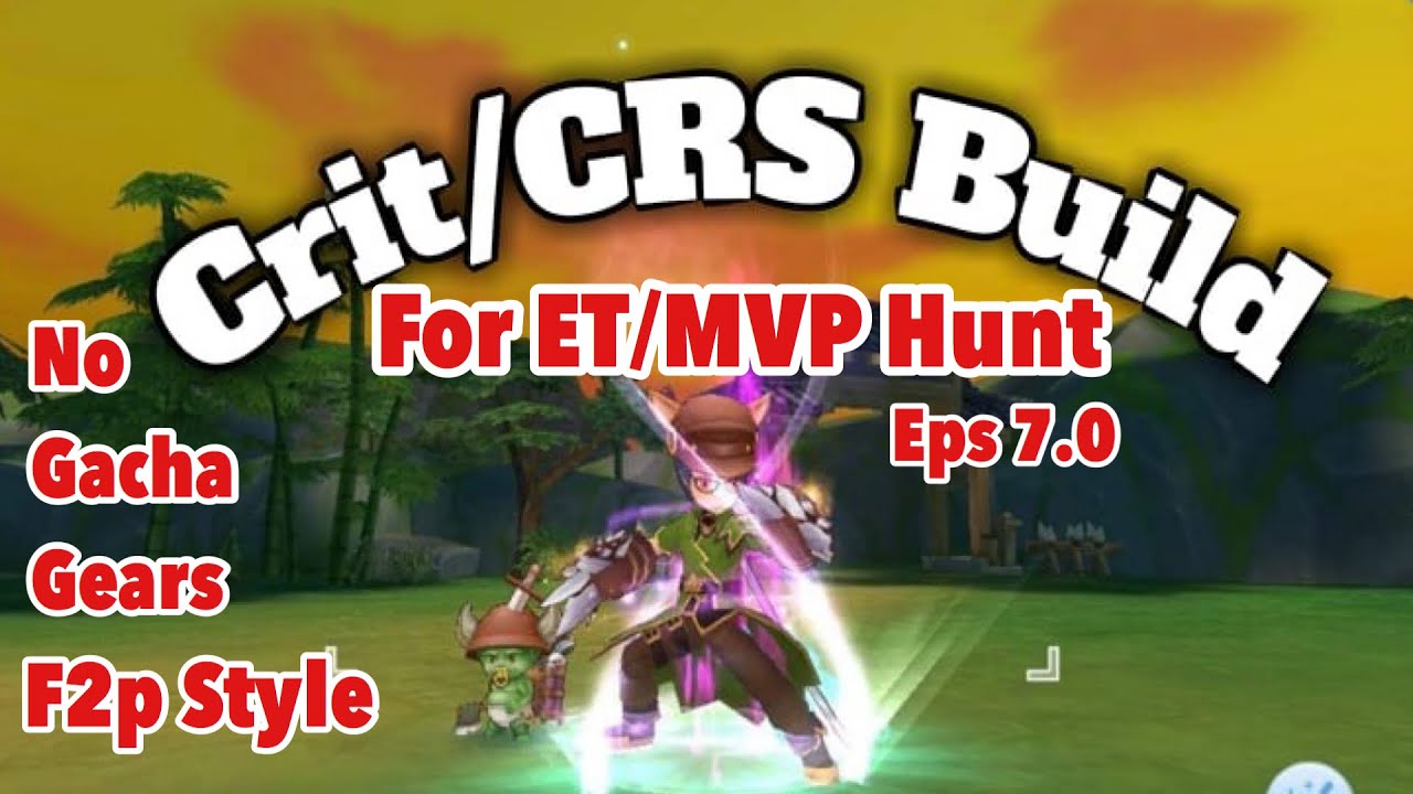 GUILLOTINE CROSS CRITICAL & CROSS RIPPER SLASHER BUILD GUIDE ET&MVP Hunt (Free to play build) Ep.7
