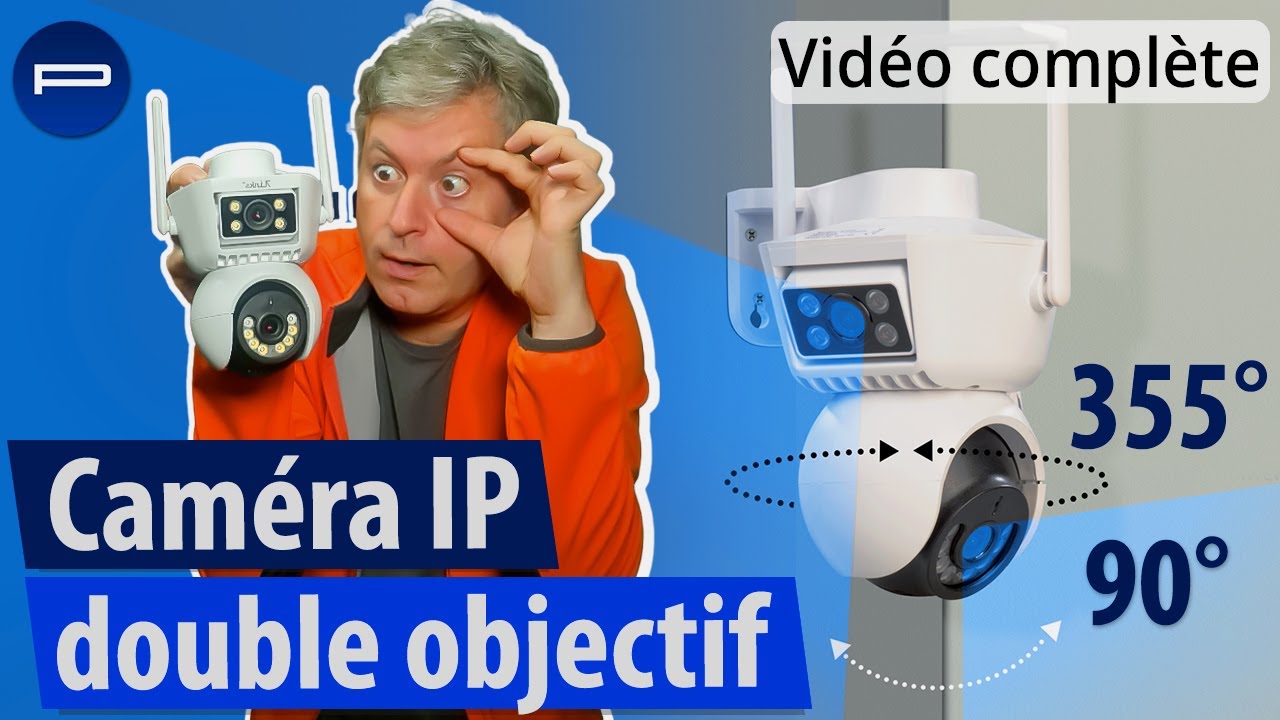 Comment fonctionne la caméra de surveillance à double objectif de 7links ? [PEARLTV.FR]