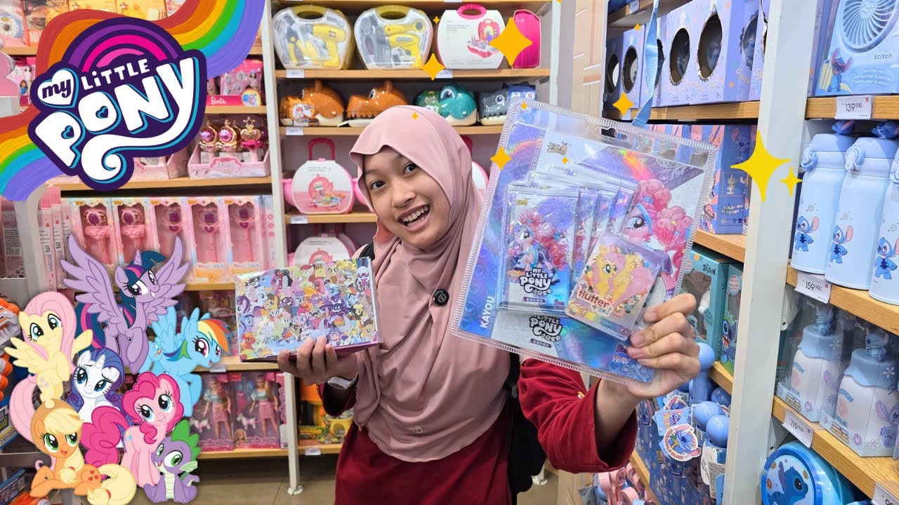 Aqilla Borong Kartu My Little Pony Rare di Miniso 😊 Aqilla's Diary