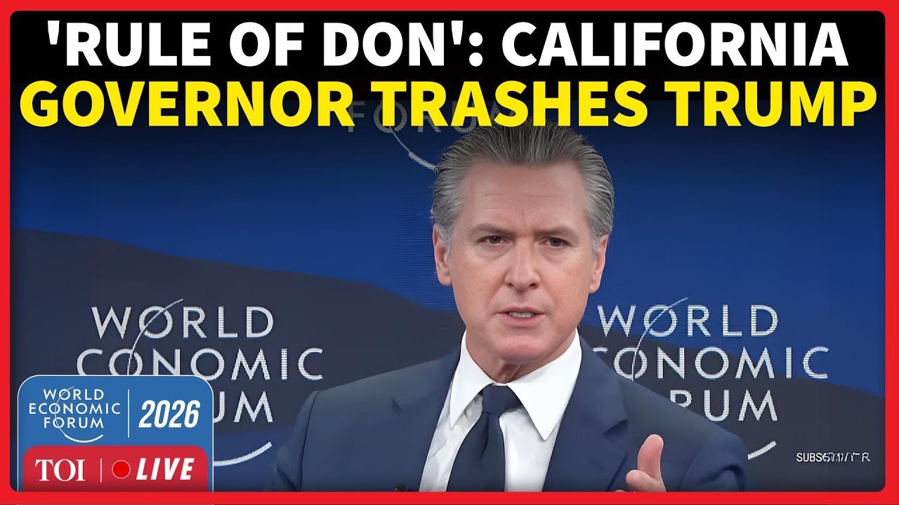 WEF 2026 LIVE | 'Everything You Heard Was B*lls**t': California Gavin Newsom Fires Salvo At Trump