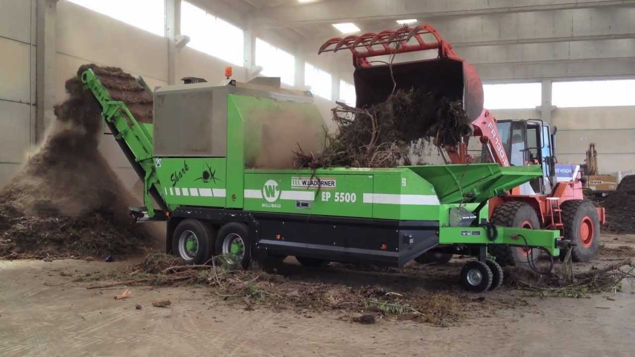 Trituratore EP5500 SHARK triturazione ramaglie e raffinazione compost.mov