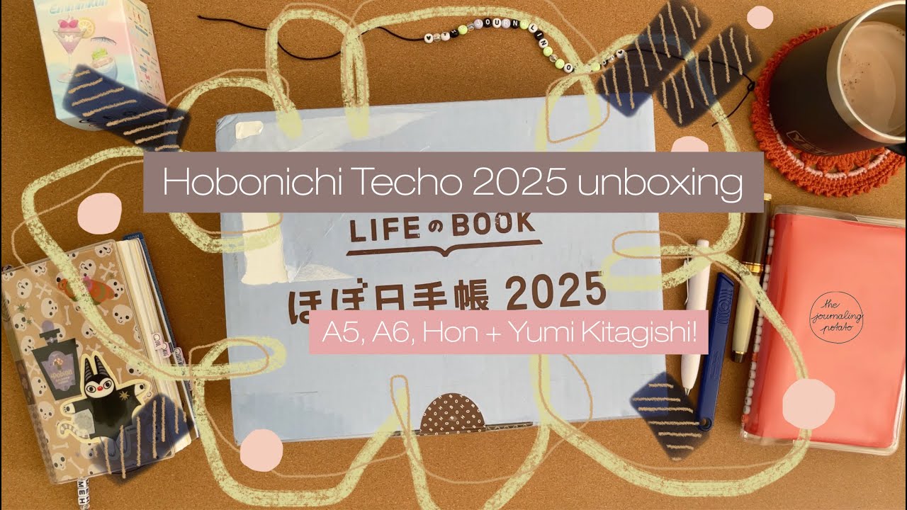 Hobonichi Techo 2025 unboxing - yay!