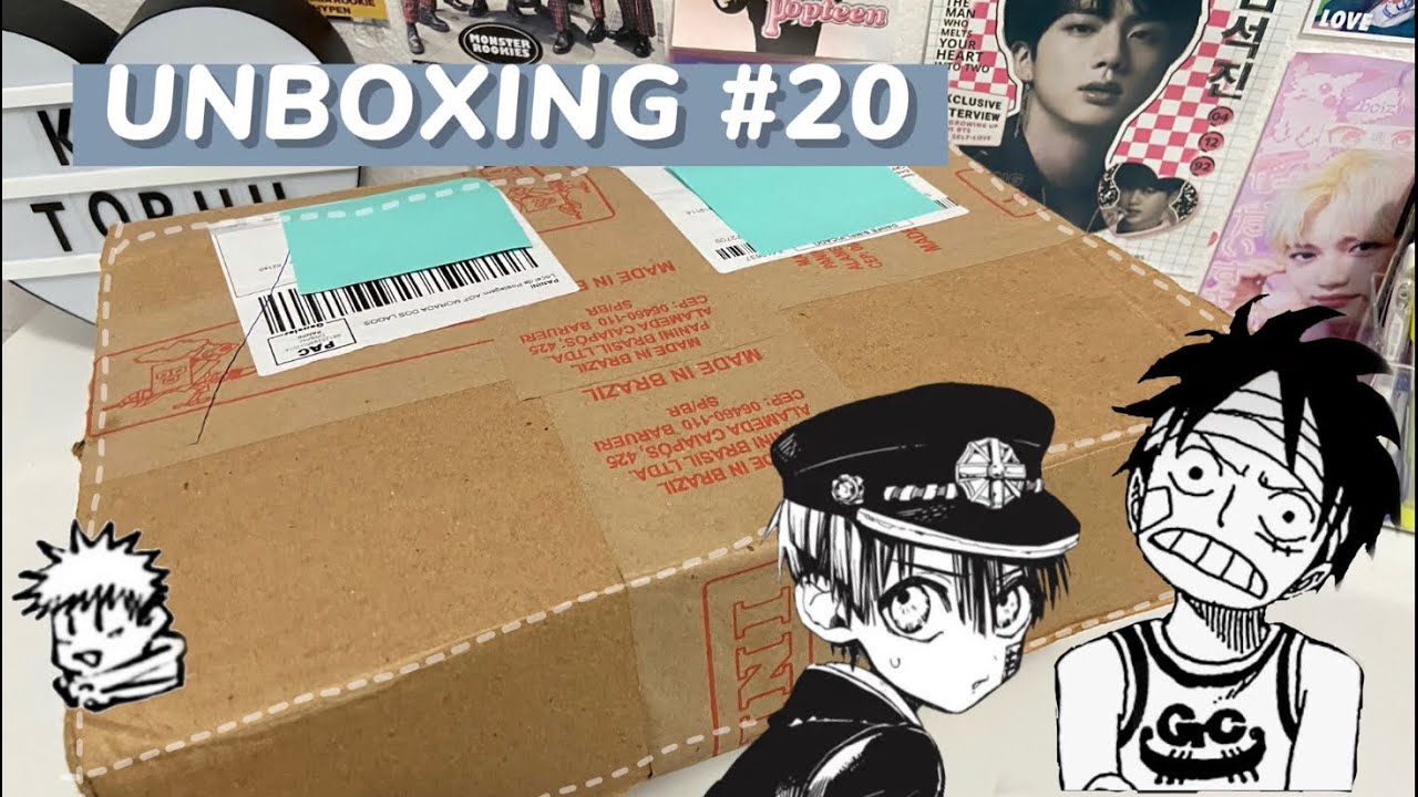 Unboxing de mangás #20 - finalizando coleções!!