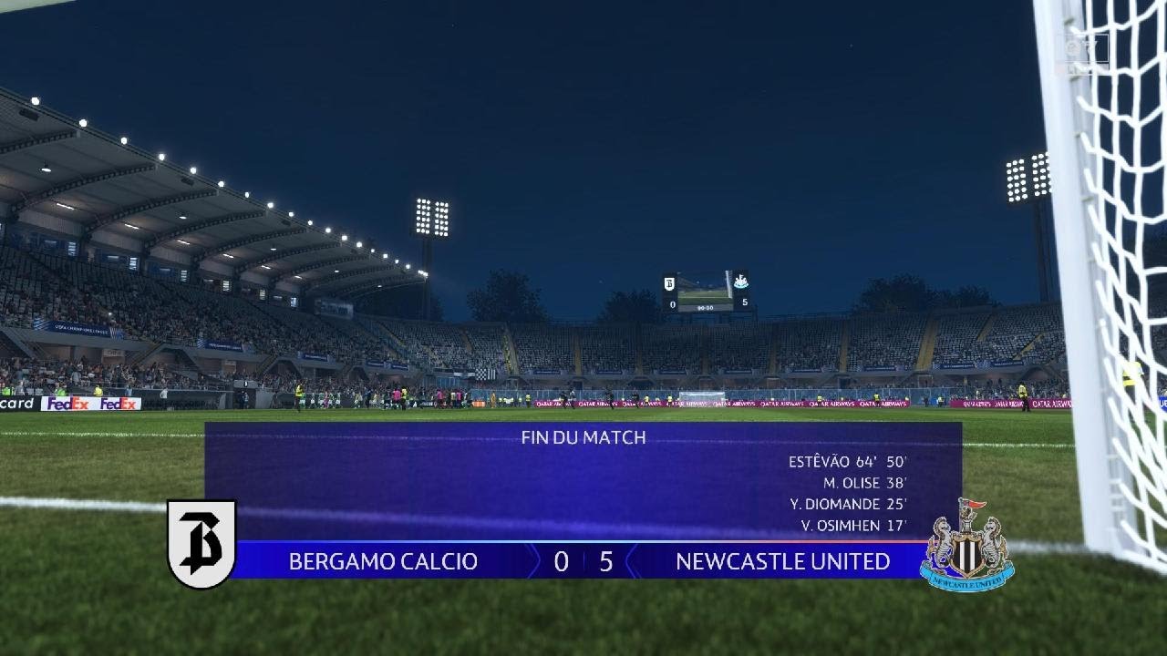 FC26 / UCL / BERGAME VS NEWCASTEL UNITED