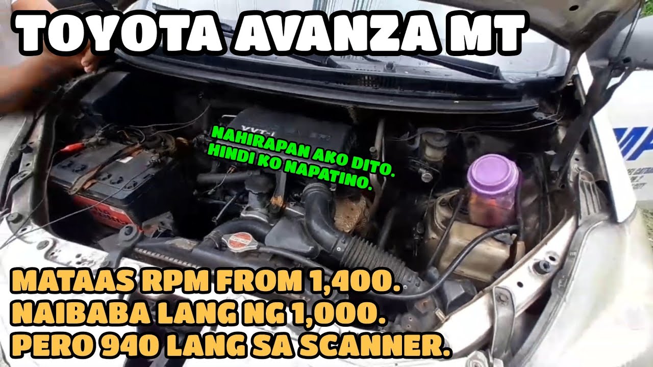 TOYOTA AVANZA MT // MATAAS HIGH RPM.