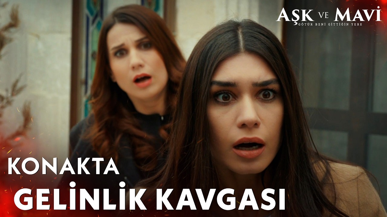 Pembe ve Gülizar birbirine girdi - Aşk ve Mavi 20. Bölüm