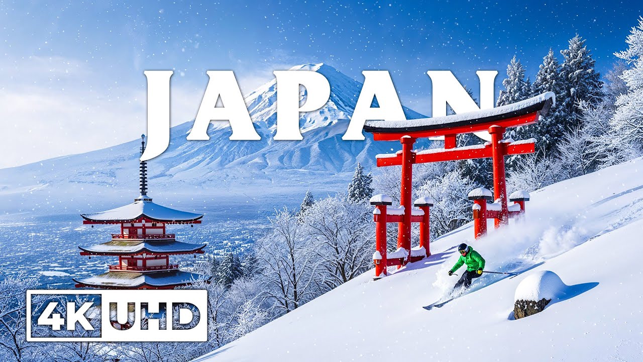 Winter Japan 4K ❄️ Snowy Kyoto Temples, Mount Fuji Views, Shirakawa-go in Quiet Winter Light