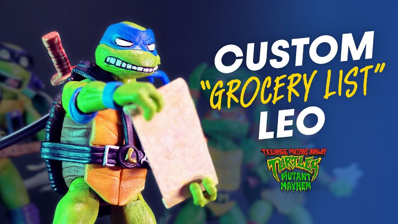 Customizing Mutant Mayhem Leo! | All 4 TMNT Figures COMPLETE