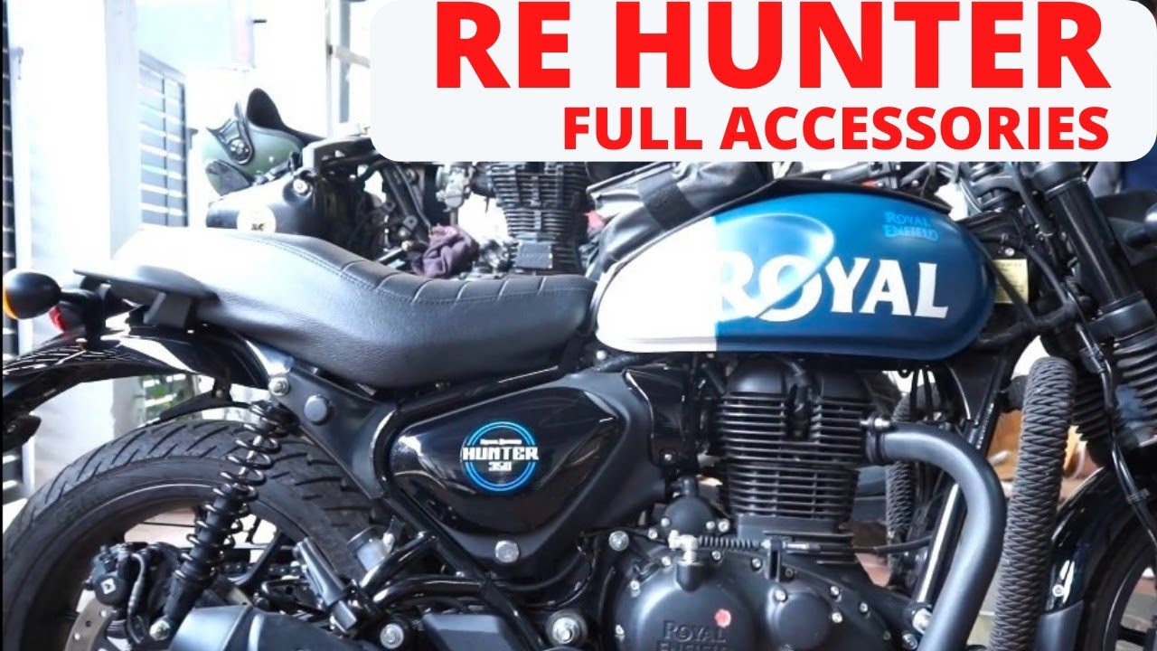 RAINING HUNTER350 🌧️😁- Full Complete Range of Accessories😍- Lachu Shop Coimbatore - #re #rehunter350