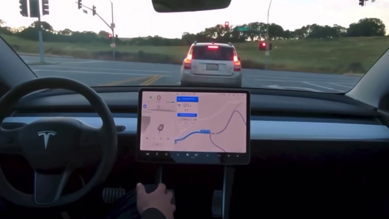Ride along w/ Tesla Autopilot