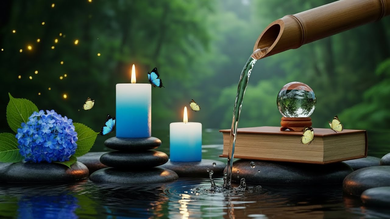🌿 Zen Forest Water Flow  Deep Relaxing Music for Stress Relief, Meditation & Inner Peace