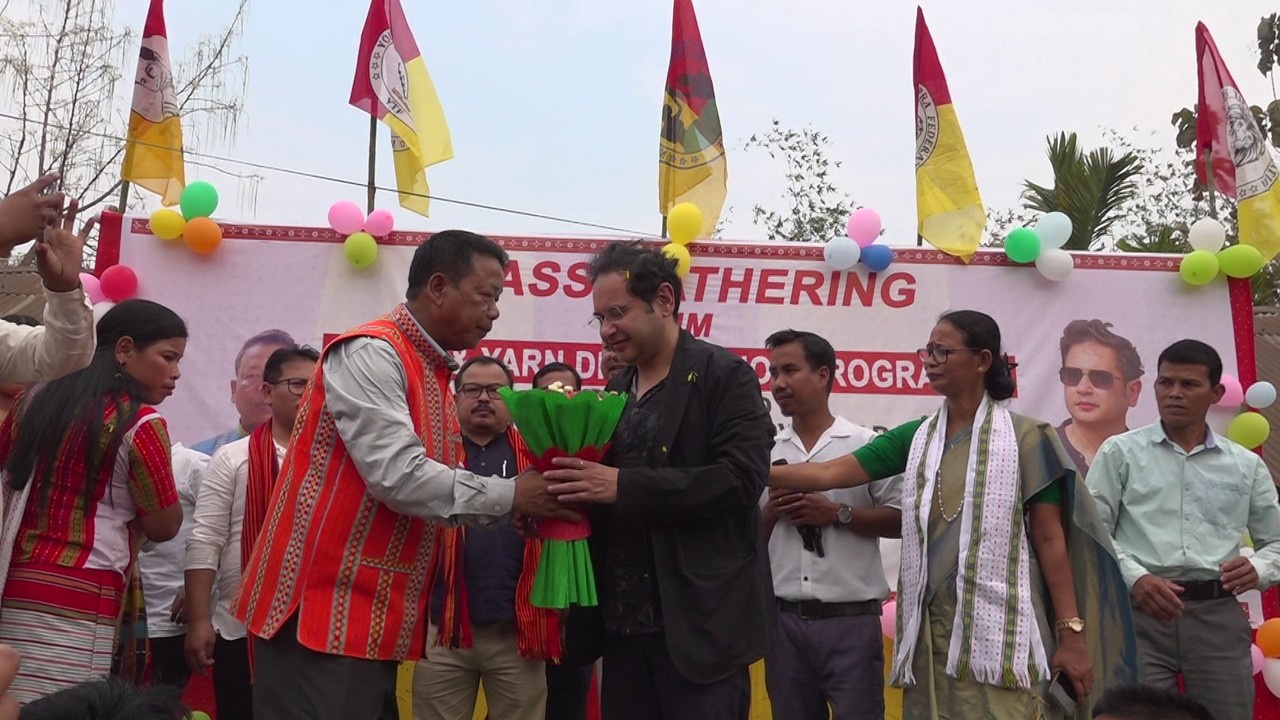 Tipra Motha Mega-Event: Bubagra Pradyot Leads Mass Gathering in Pekuarjala Janmejoynagar