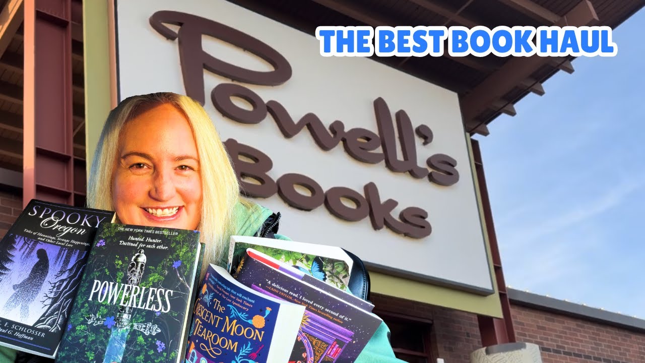 Book haul at Portland’s legendary Powell’s - let’s explore!