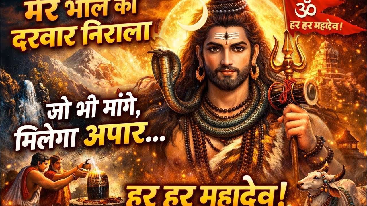 मेरे भोले का दरबार निराला 🙏 | भगवान शिव भजन | हर हर महादेव | Latest Shiv Bhajan 2026