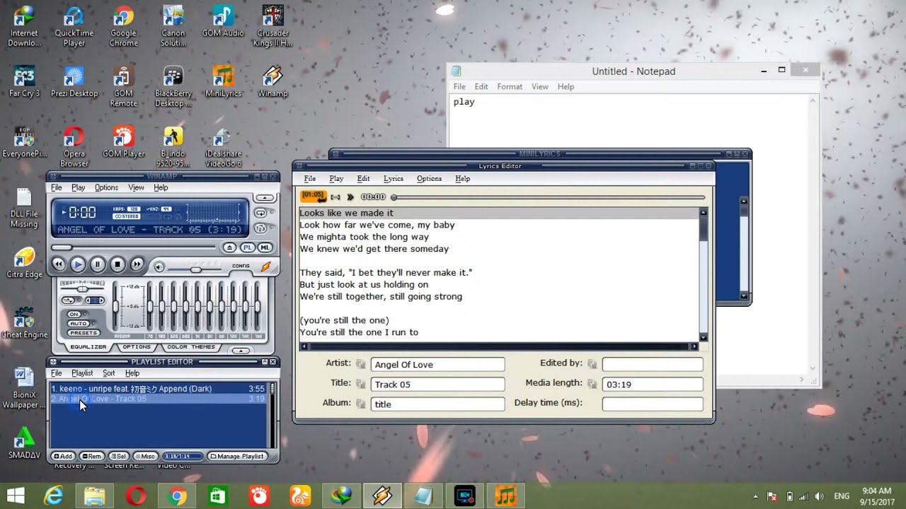 how to make lyrics with MiniLyrics