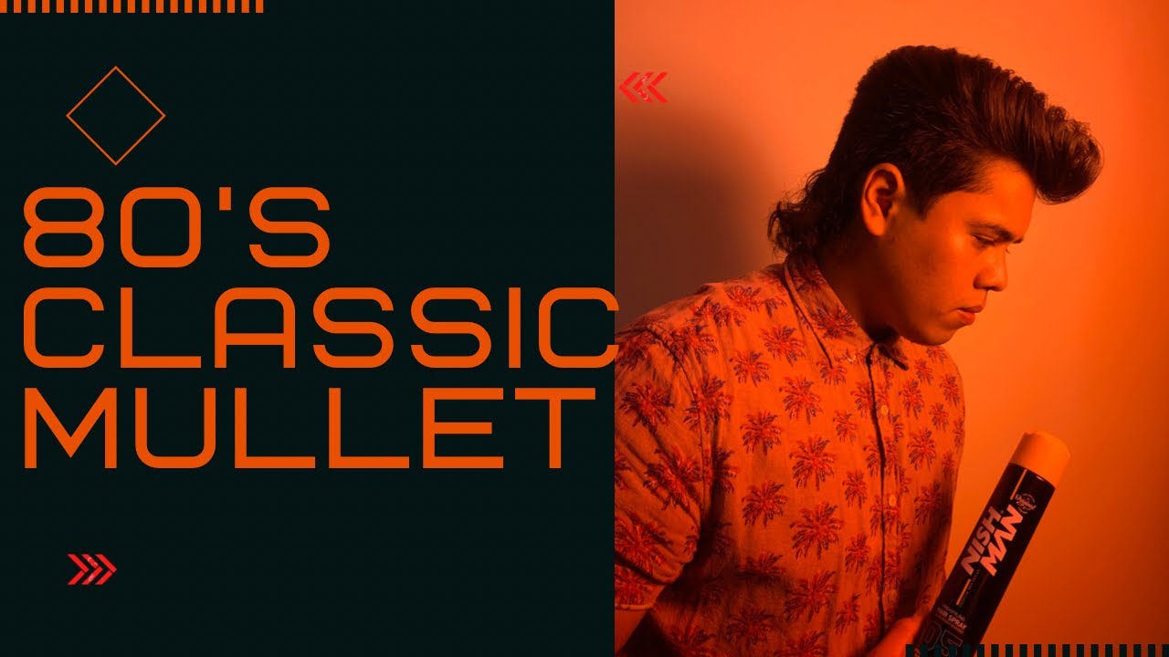 How To Do A Classic Mullet With Shears / 80’s Haircut Step BY Step