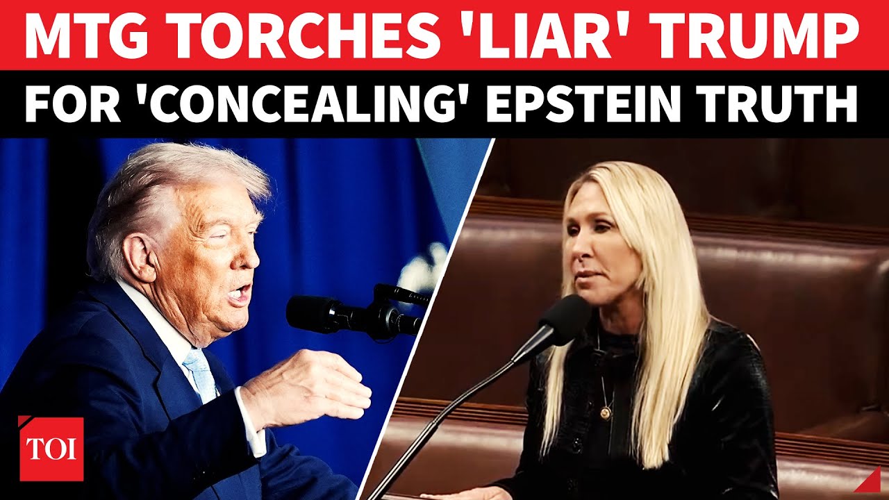 'Trump LIAR, A Big Fail': Marjorie Taylor Greene Loses Cool In House Speech On Epstein Files | WATCH