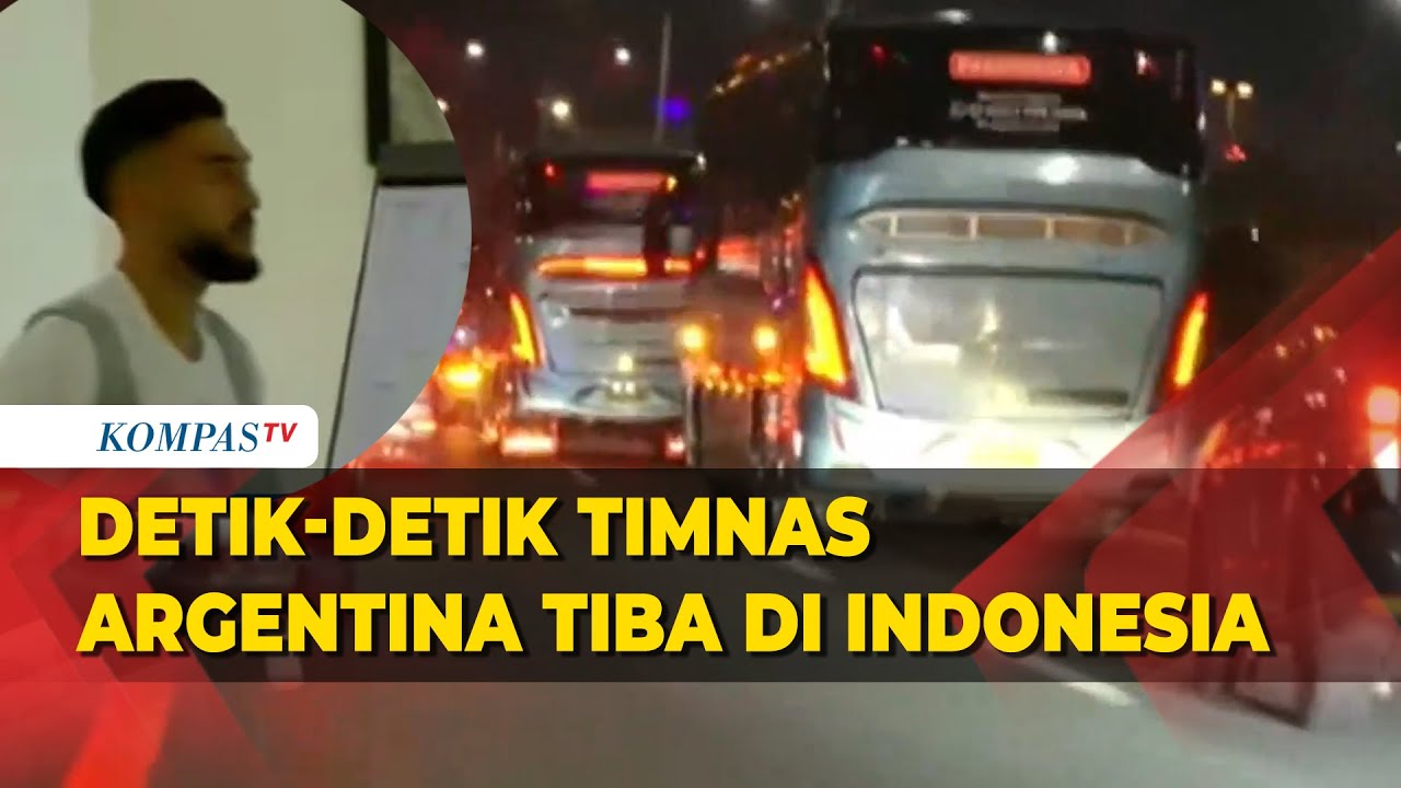 Dikawal Ketat, Timnas Argentina Tiba di Indonesia. Naik Bus Menuju Hotel