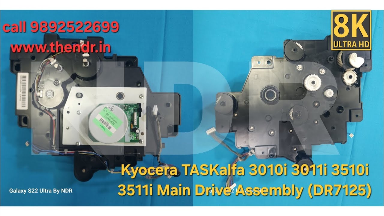 Kyocera TASKalfa 3010i 3011i 3510i 3511i Main Drive Assembly #thendr #kyocera #dr7105 #maindriveassy