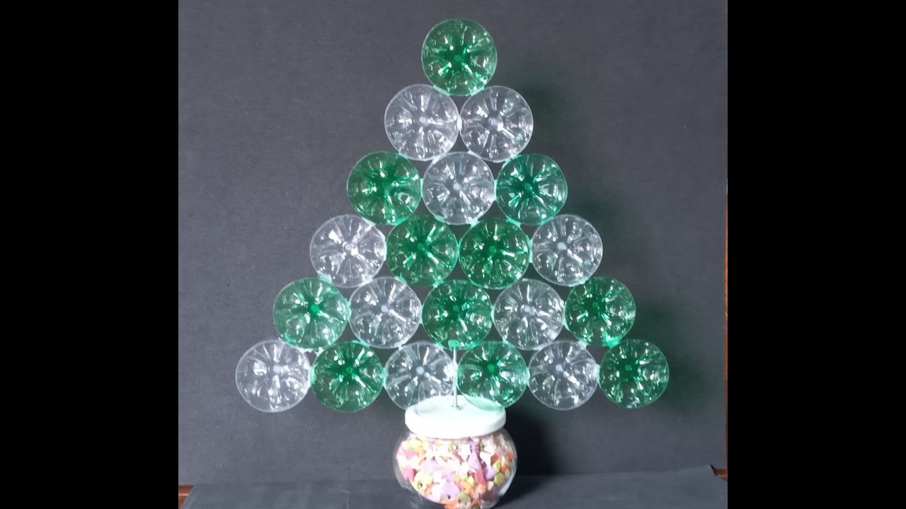Como Fazer Uma Árvore De Natal Com Garrafinhas Pet