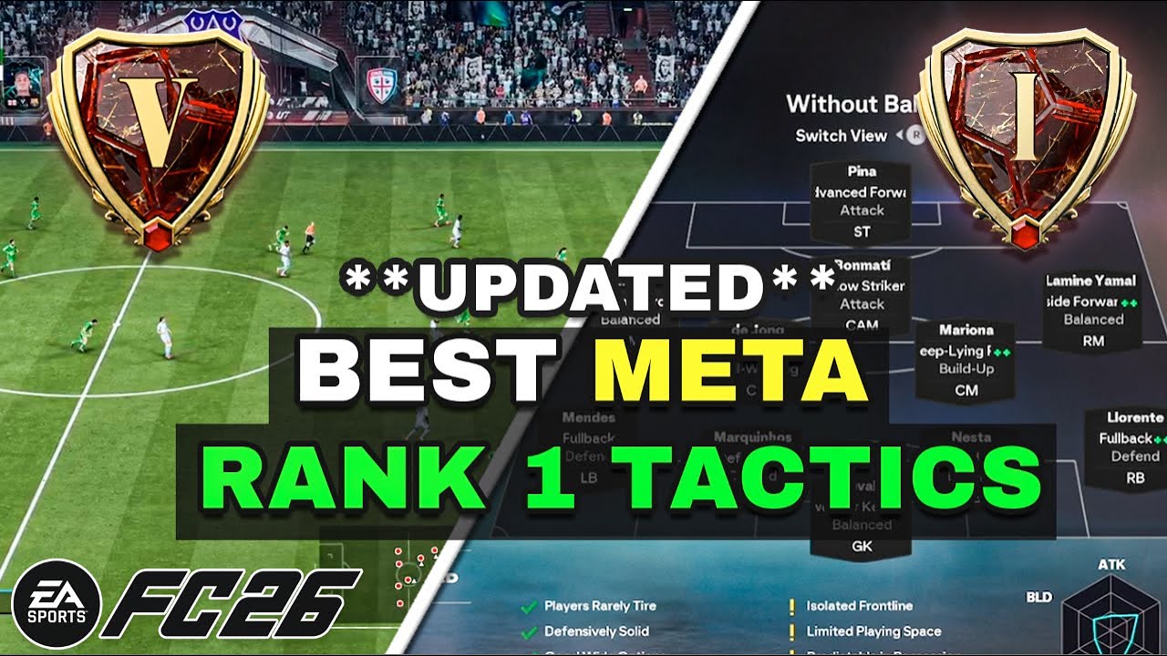 Best META 4411 Custom Tactics In FC 26!
