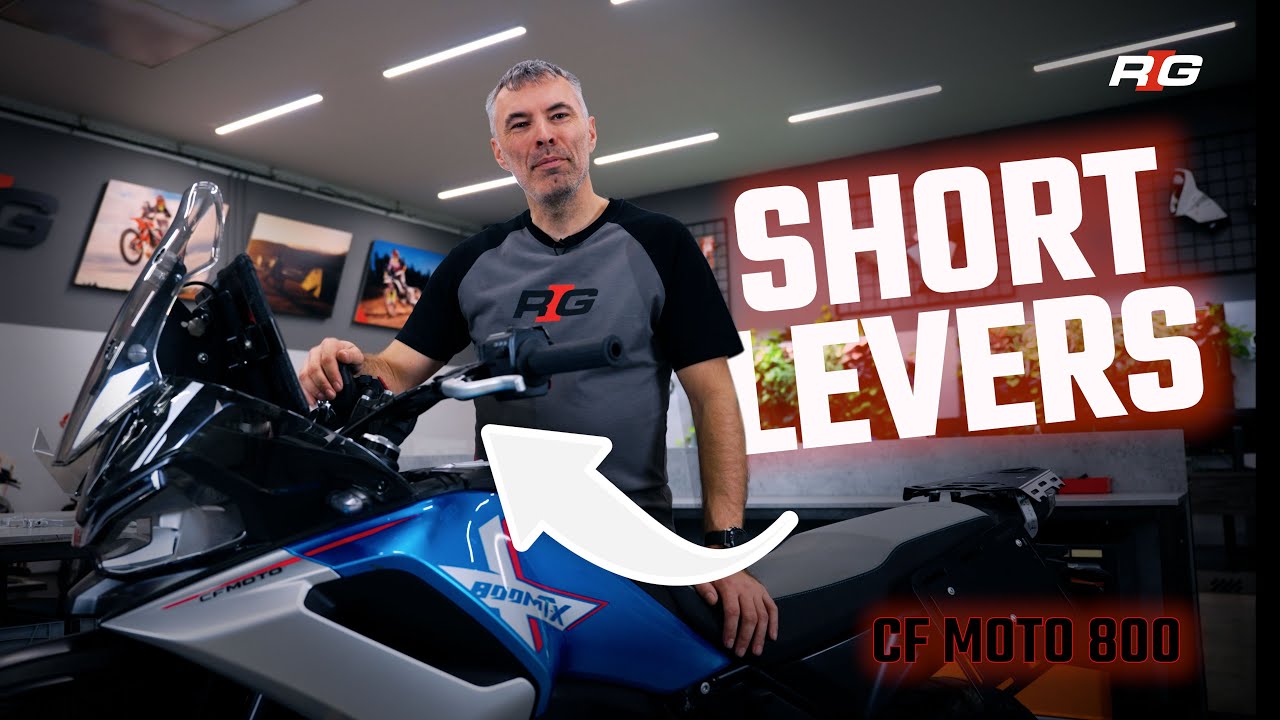 CFmoto 800MT-X Short clutch and brake levers introduction by RADE/GARAGE