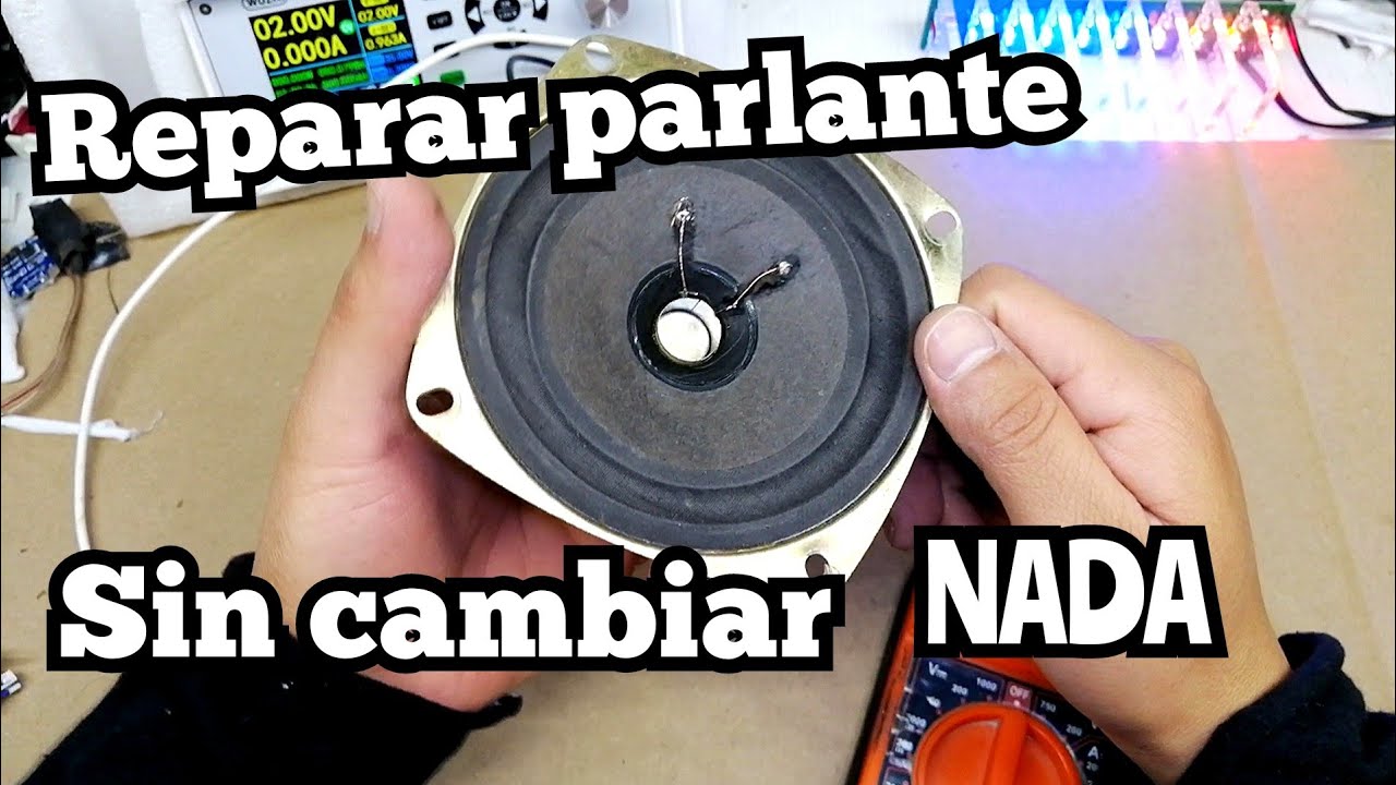 reparar un parlante sin cambiar nada, super facil