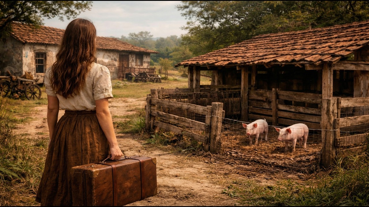 Abandonada por su padre, una joven compró finca con cerdos… y luchó sola para reconstruir su vida