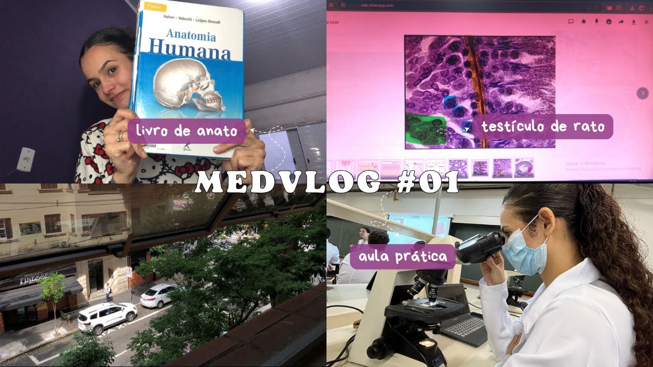 MEDVLOG #01: primeira semana de aula na faculdade de medicina