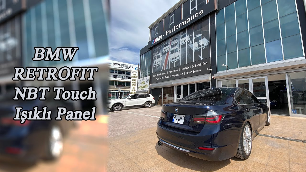 BMW F30 NBT ID6 EVO Touch ve Işıklı Panel Montajı | F30 Retrofit Proje | MMPerformance Tanıtım