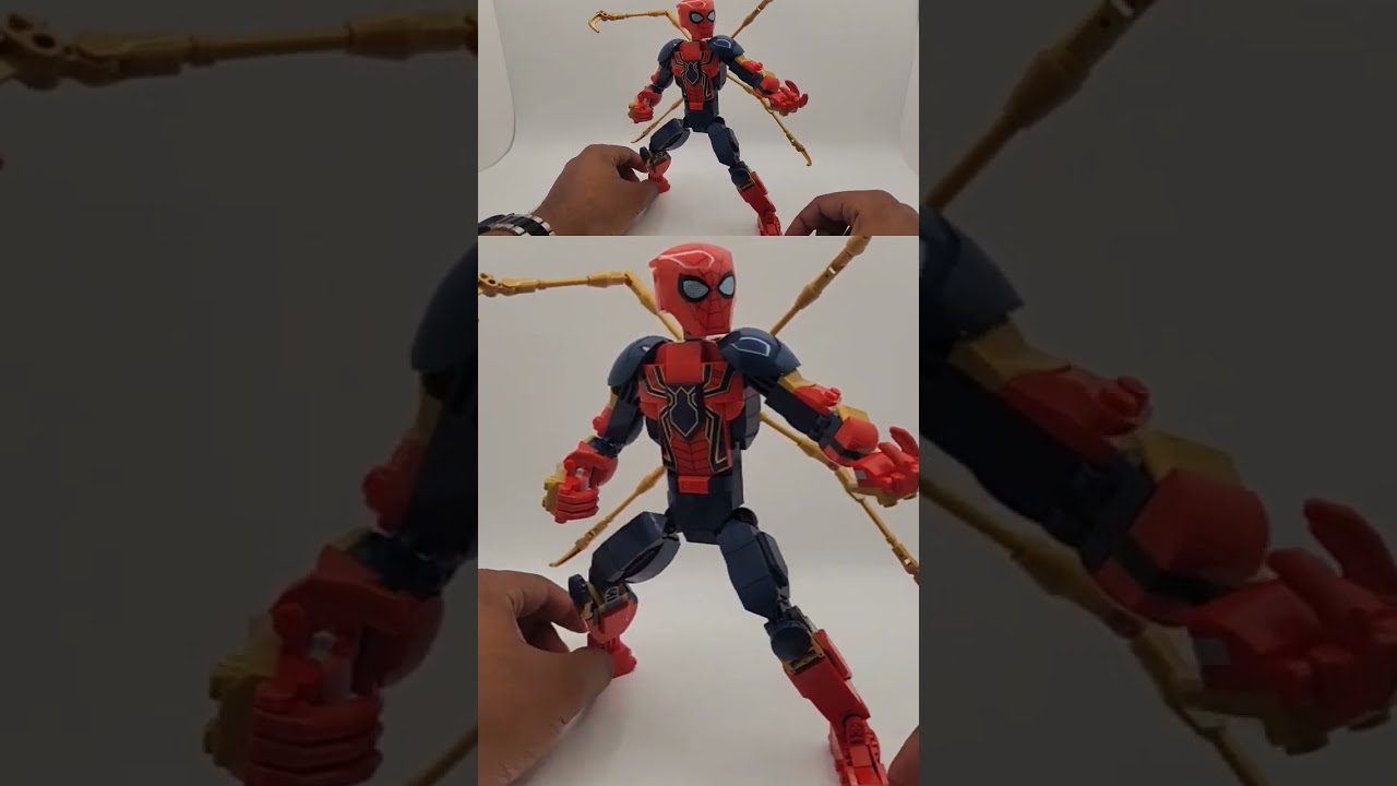 LEGO Marvel 76298 Iron Spider-Man Construction Figure LEGO Speed Build Review