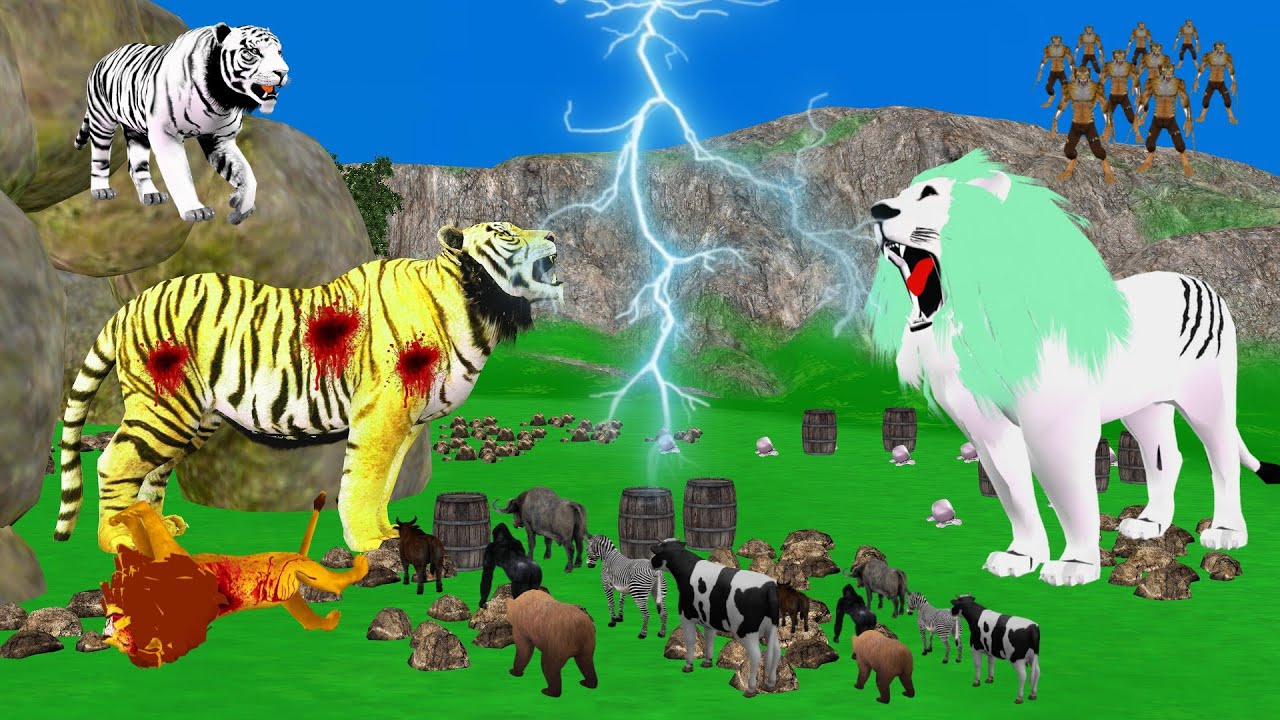 Top 03 Lion Amazing Hindi Moral Stories Collection Sher Ki Kahani - Hindi Kahaniya -Fairy Tales.
