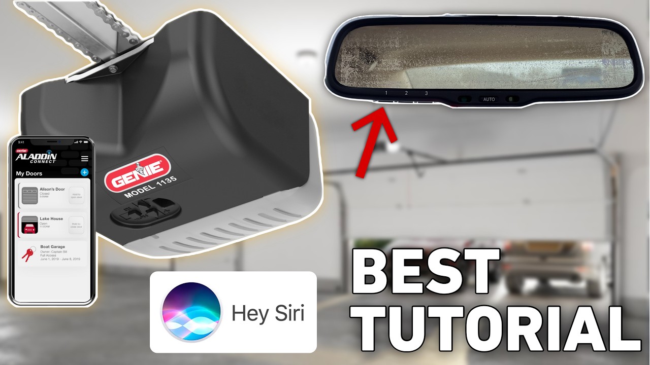Как подключить гаражные ворота к автомобилю, приложению на телефоне и SIRI?