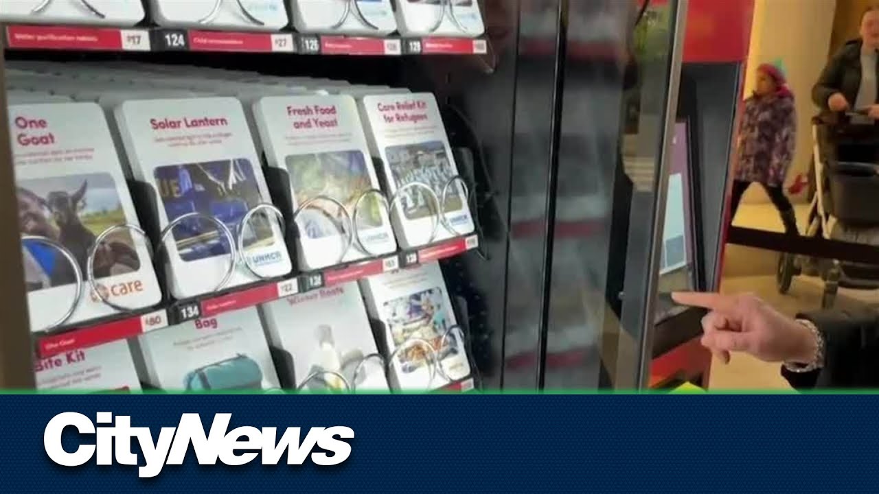 Canada’s first ‘giving machine’ at Calgary’s Southcentre Mall