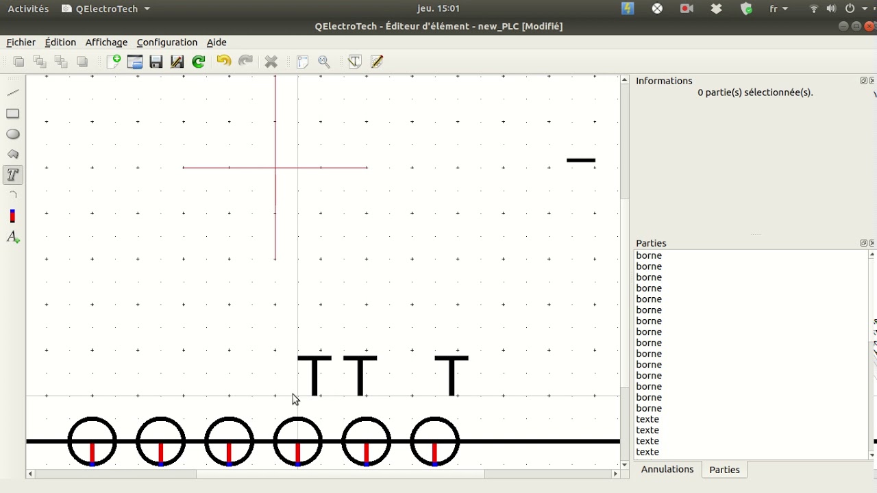Tutorial step two Qelectrotech V0.5 & V0.7 on Linux