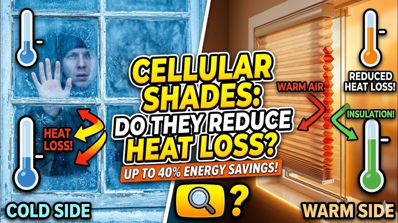 Can Cellular Shades Reduce Heat Loss in the Winter?